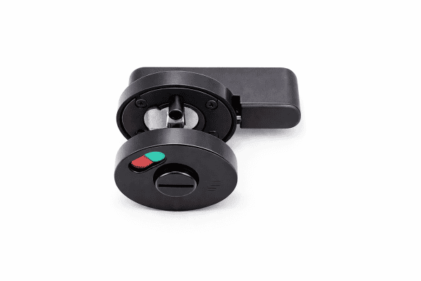 מנעול פלסטיק קבוע (תפוס/פנוי)-שחור