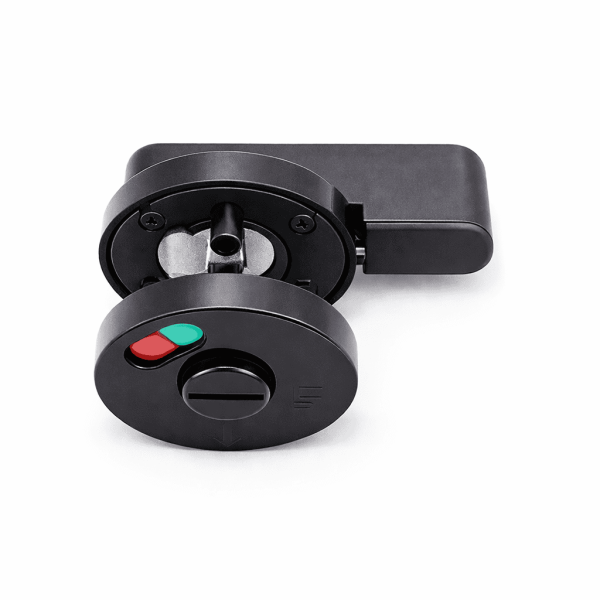 מנעול פלסטיק קבוע (תפוס/פנוי)-שחור