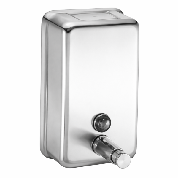 דיספנסר לסבון נוזלי אנכי 1000 סמ”ק-נירוסטה