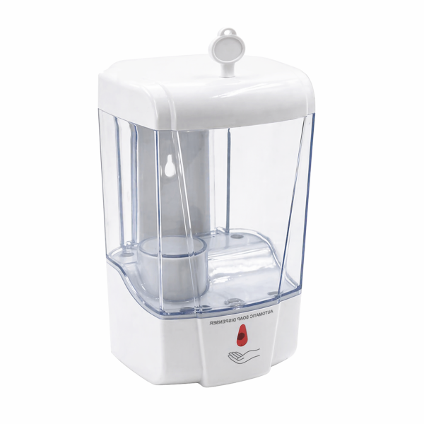 סבוניה אלקטרונית פלסטיק שקופה-700 סמ”ק