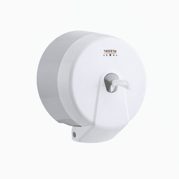 מתקן נייר טואלט ג’מבו טבורי-לבן