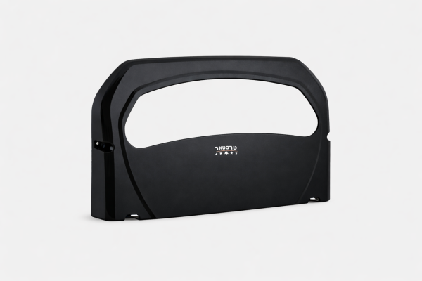 מתקן לנייר לכיסוי מושב אסלה-שחור