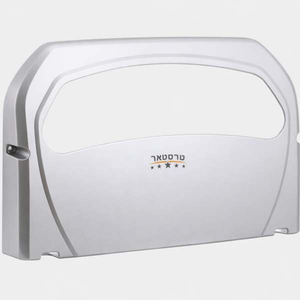 מתקן לנייר לכיסוי מושב אסלה-כסוף