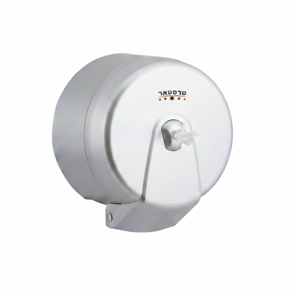 מתקן נייר טואלט ג’מבו טבורי-כסוף