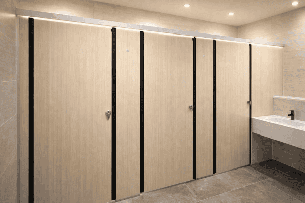 תא רצפה-צבע עץ בהיר,פרזול נירוסטה