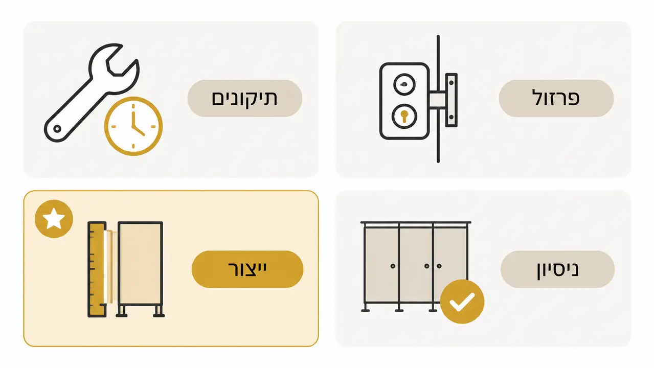 בחירת ספק לשיפוץ שירותים במוסד חינוכי