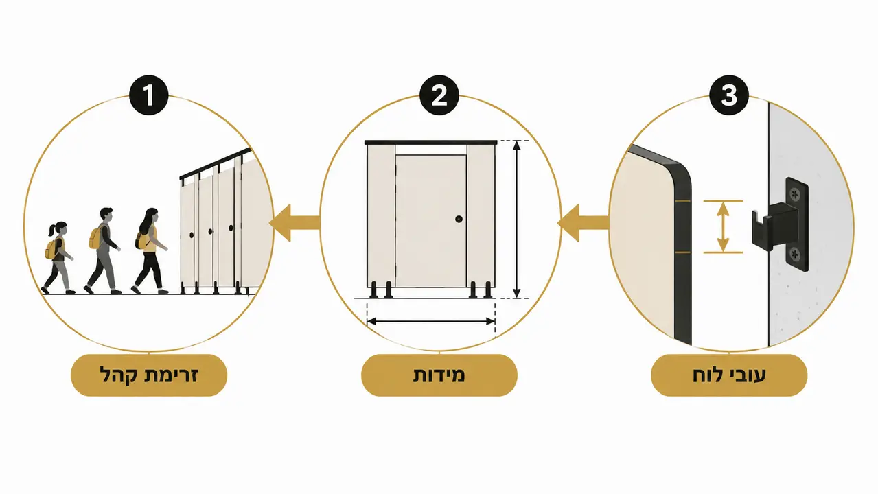 תכנון תאי שירותים שיחזיקו מעמד לאורך שנים