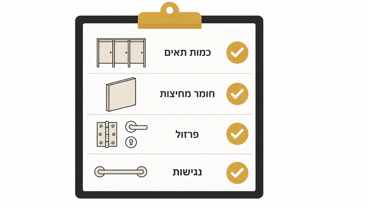 הכנת מפרט הזמנה לקבלת הצעת מחיר מדויקת