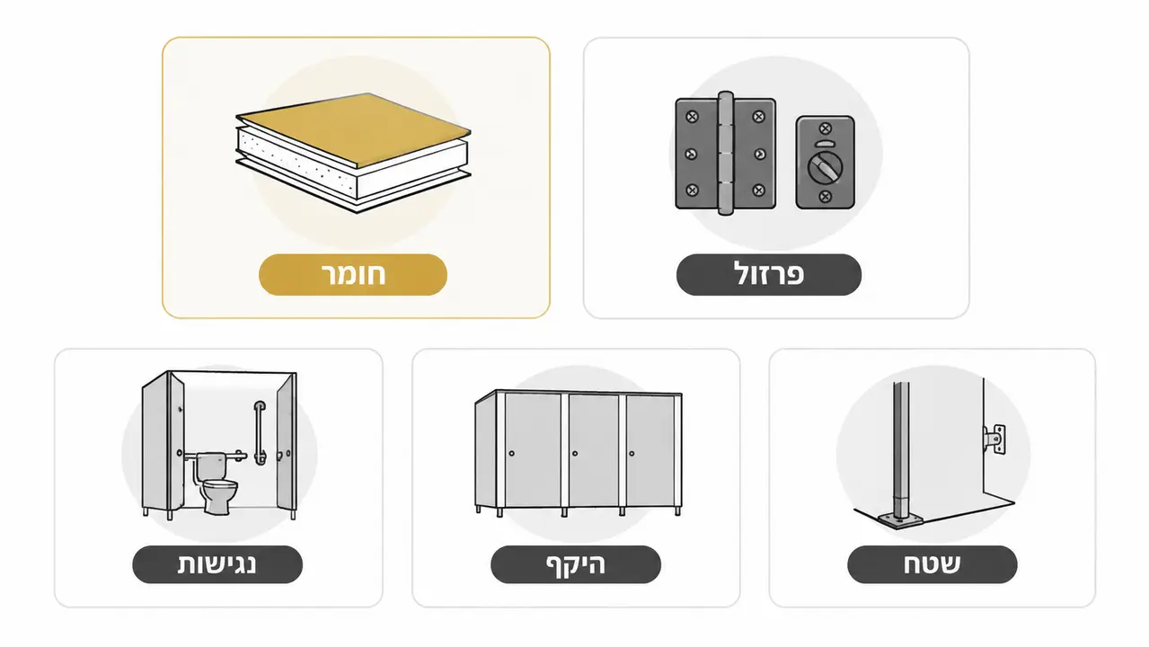 גורמים המשפיעים על מחיר תאי שירותים לתיכון