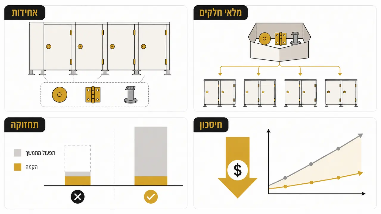 תחזוקה ותפעול שוטף של שירותים ציבוריים בפארק