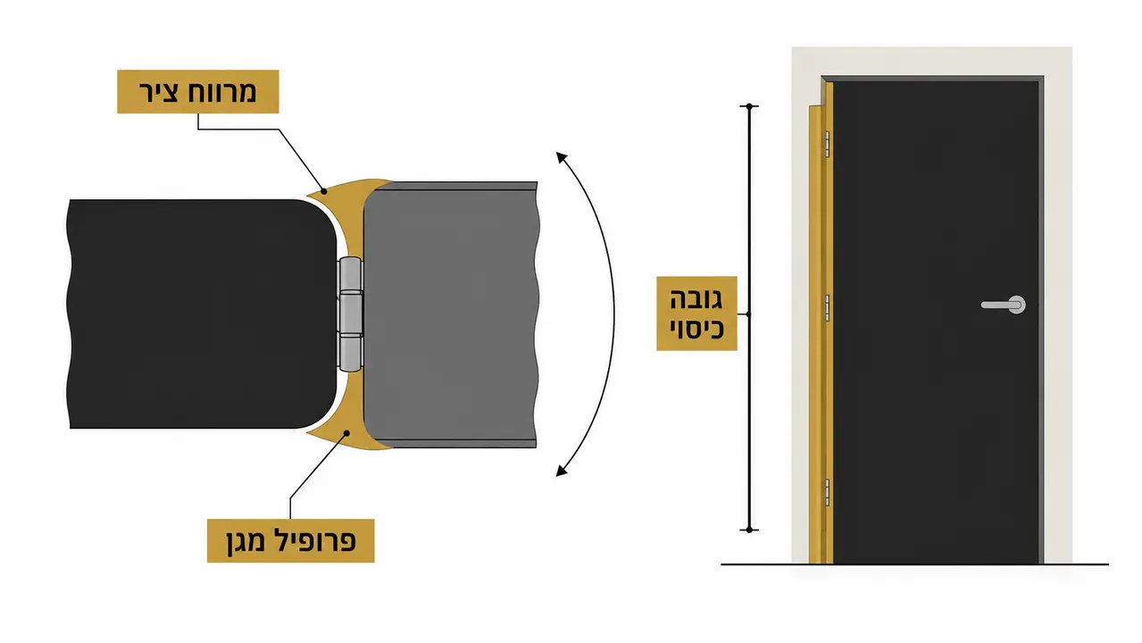מגן אצבעות לדלת ואופן הפעולה שלו