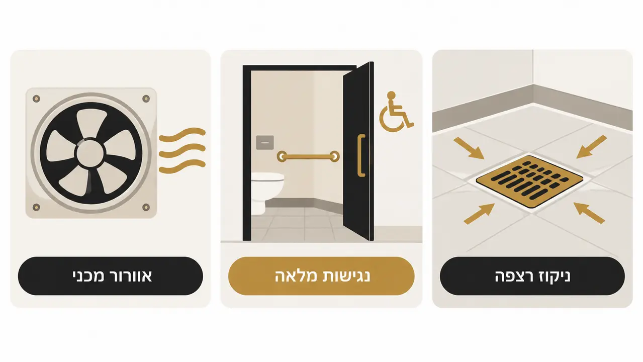 עמדות נטילת ידיים ותאי צוות בהתאם לדרישות התברואיות בישראל